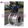 Válvula de Esfera CF8 CF8m Flange V Segment